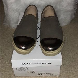 Steve Madden grey suede size 7.5 sneakers